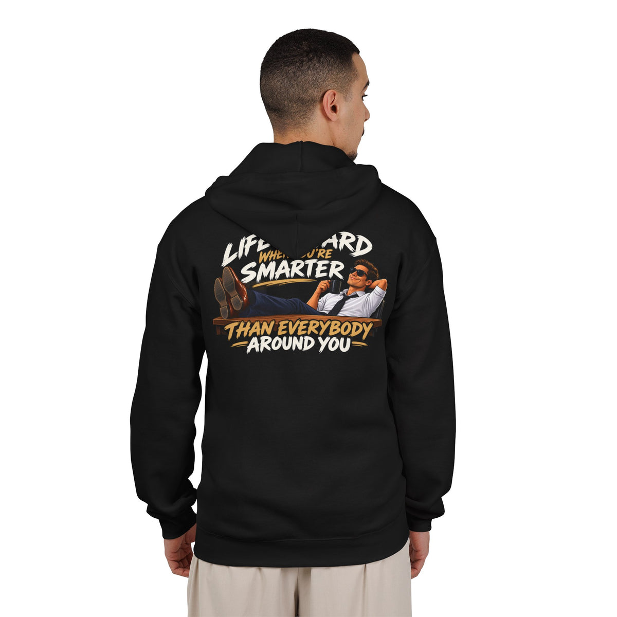 Smarter Than Everybody - Full-Zip Hooded Sweatshirt
