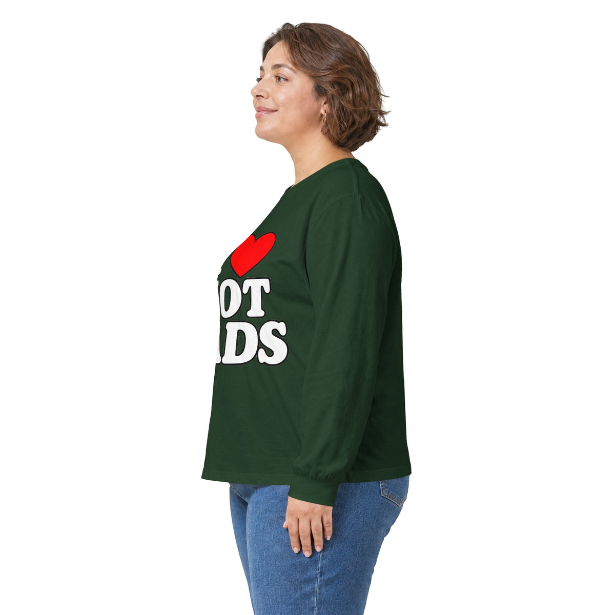 I Love Hot Dads - Unisex Ultra Cotton Long Sleeve Tee