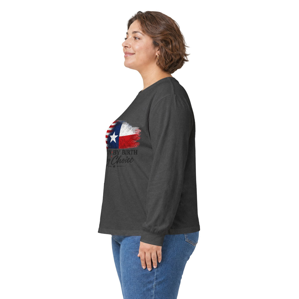 American by Birth, Texan by Choice - Unisex Ultra Cotton Long Sleeve Tee