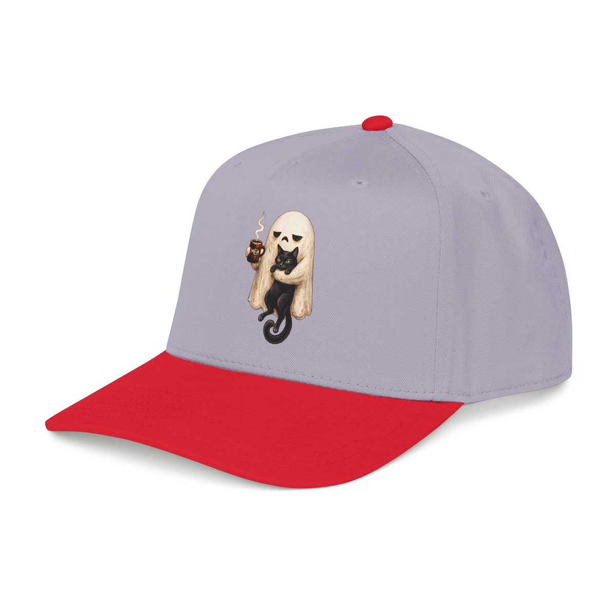 Meh Ghost and Black Cat - OTTO Baseball Hat