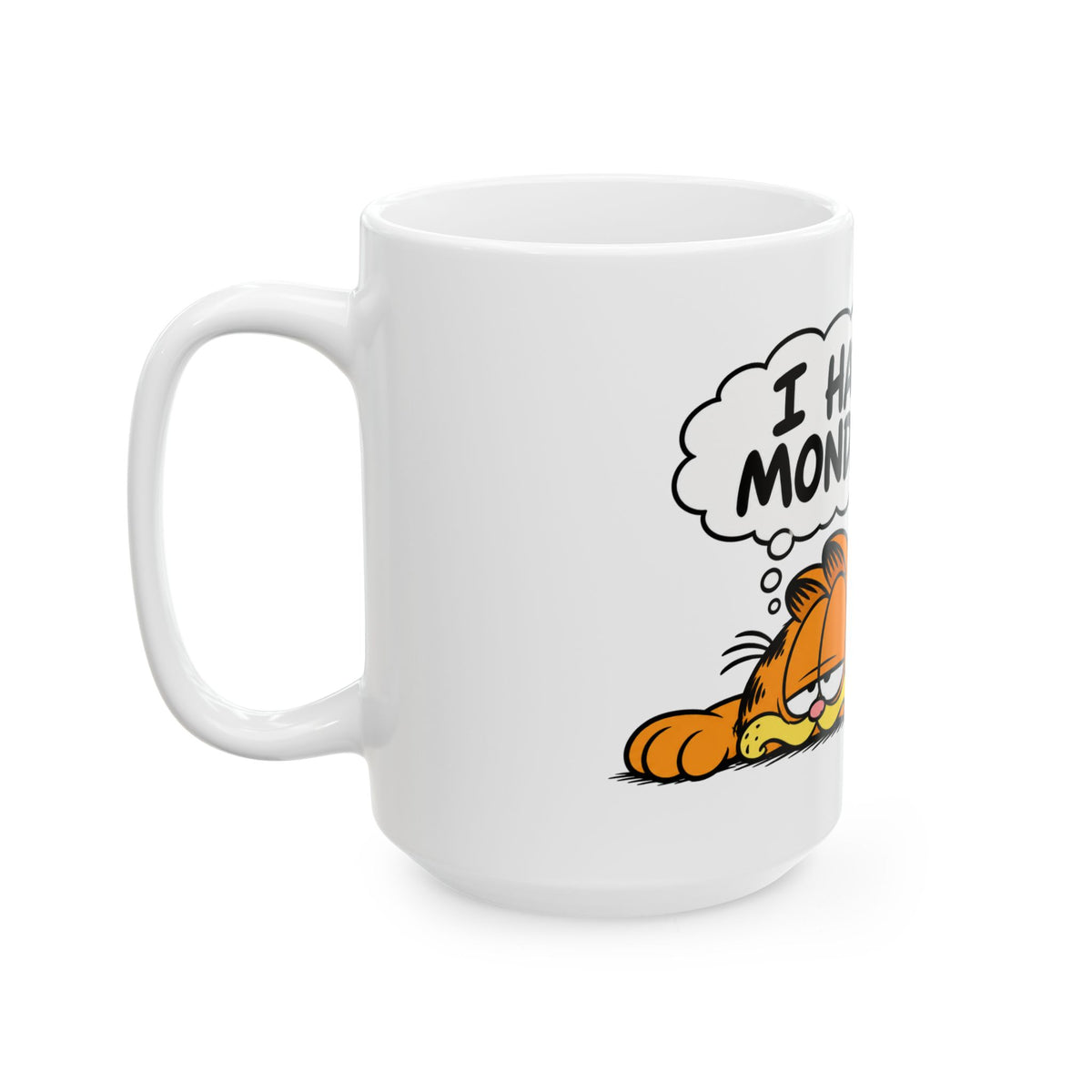 Monday Blues Garfield - Ceramic Mug 11oz and 15oz