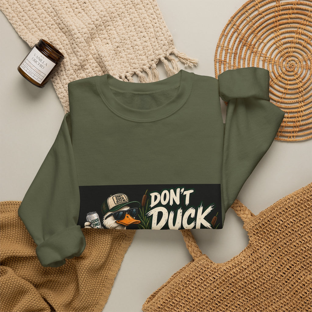 Duck With Me Camo - Crewneck Sweatshirt