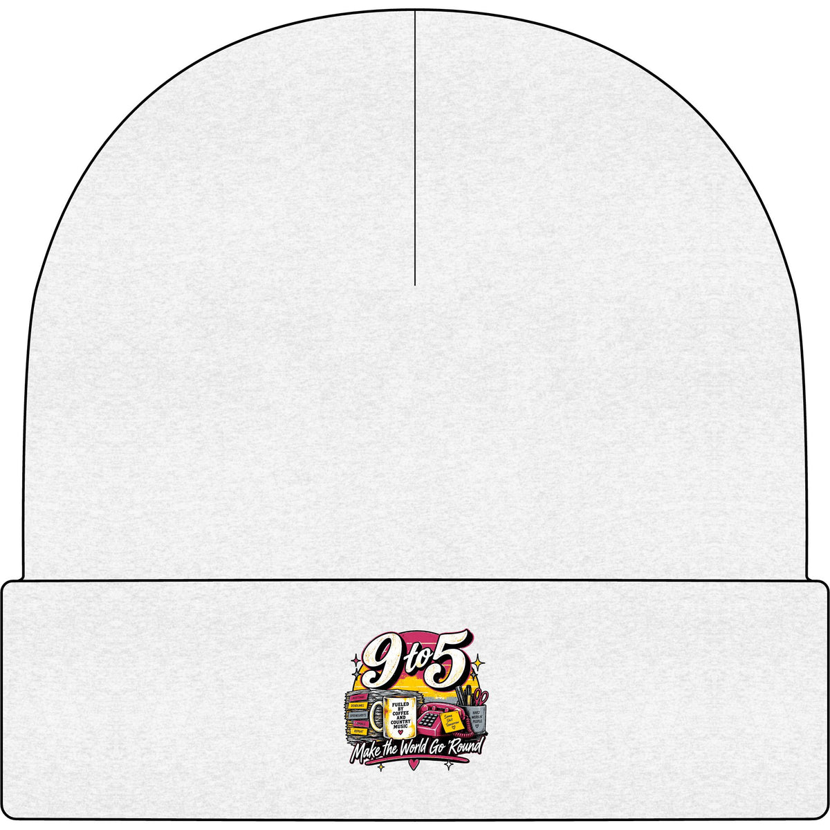 9to5 Make the World Go Round - AS Colour 1107 Cuff Beanie