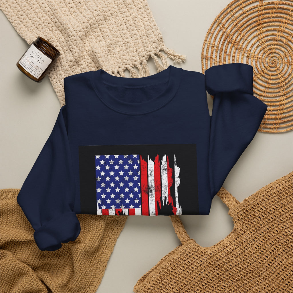 Old Glory Eagle - Crewneck Sweatshirt