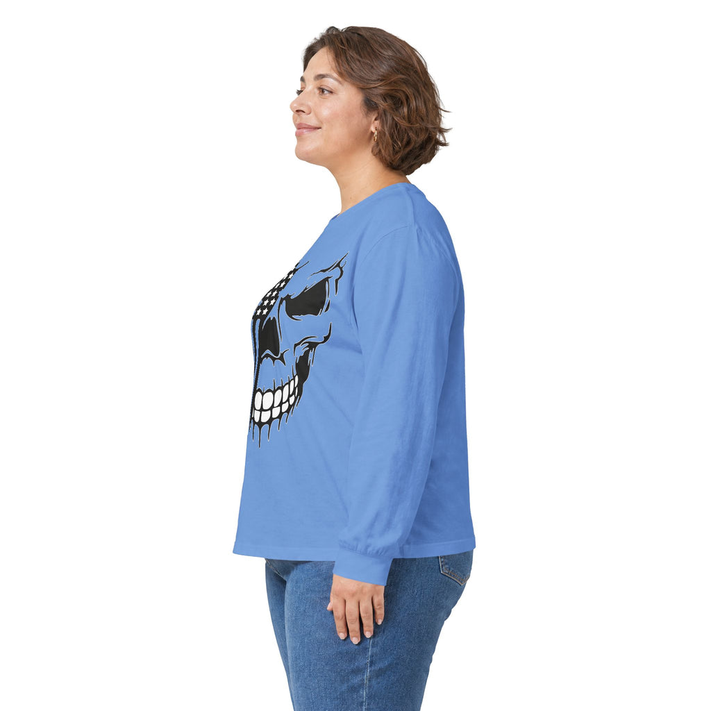 Stars, Stripes & Skulls - Unisex Ultra Cotton Long Sleeve Tee