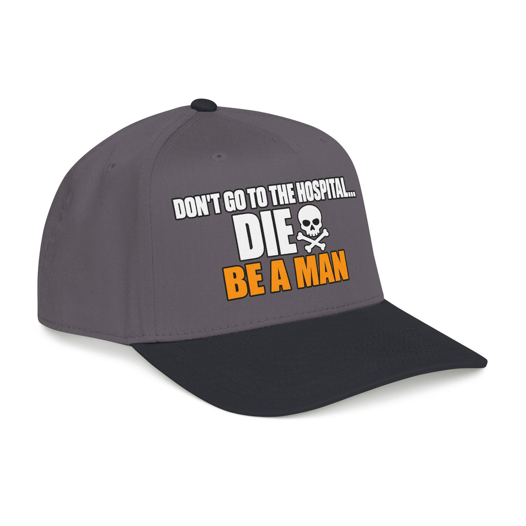 Dont Go to the Hospital - White Outlined - OTTO Baseball Hat