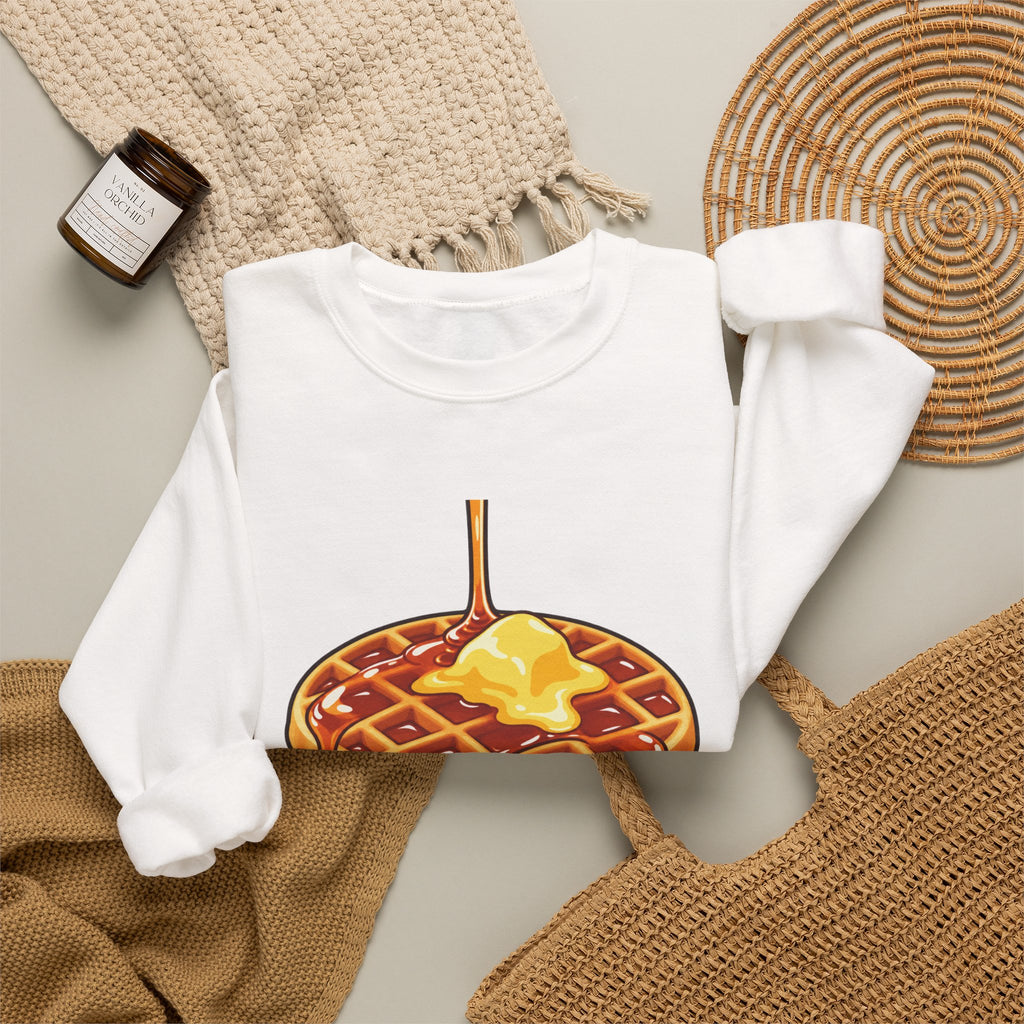 Cartoon Waffles - Crewneck Sweatshirt