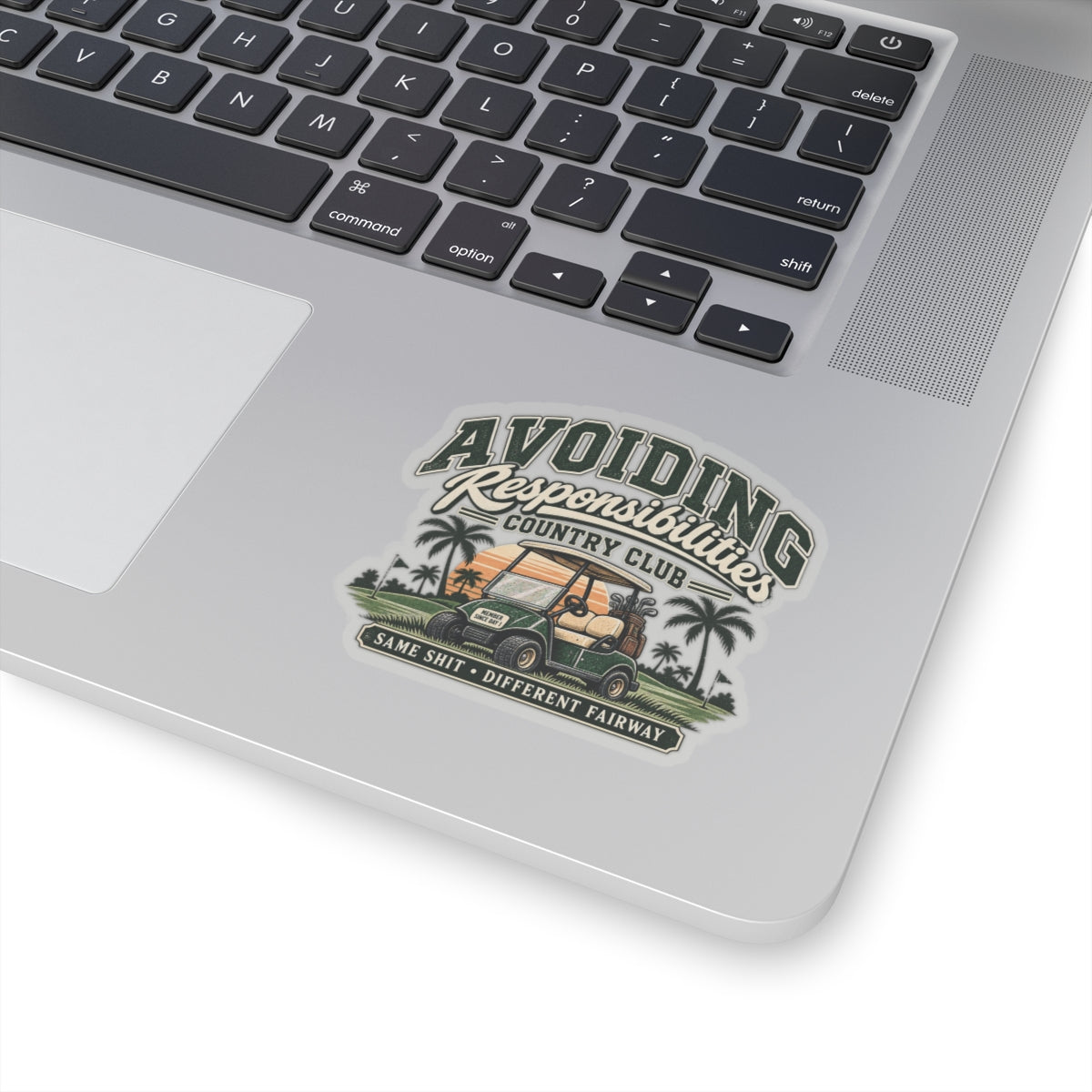 Avoiding Responsibility Country Club - Kiss-Cut Sticker