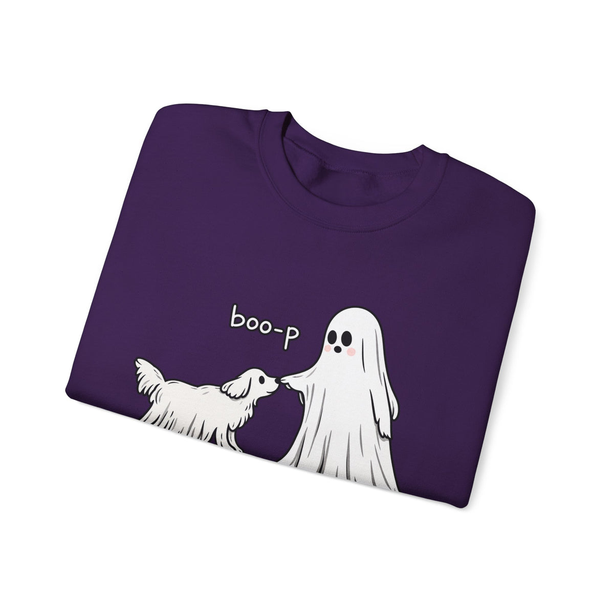 Boo-p Ghost and Dog - Crewneck Sweatshirt