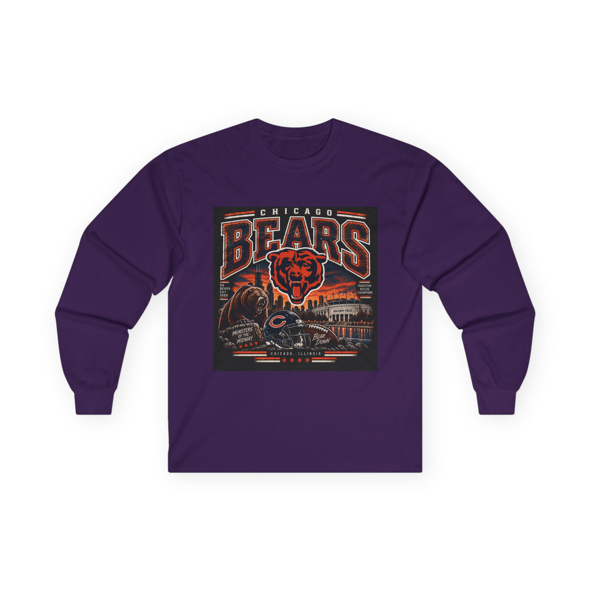Chicago Bears Pride - Unisex Ultra Cotton Long Sleeve Tee