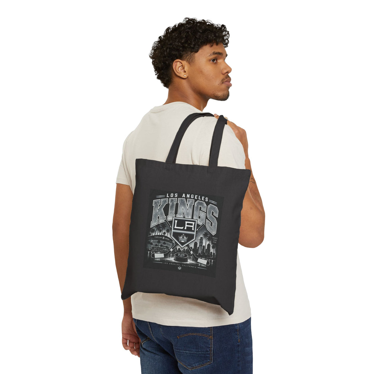 LA Kings Hockey Lives Here - Canvas Tote