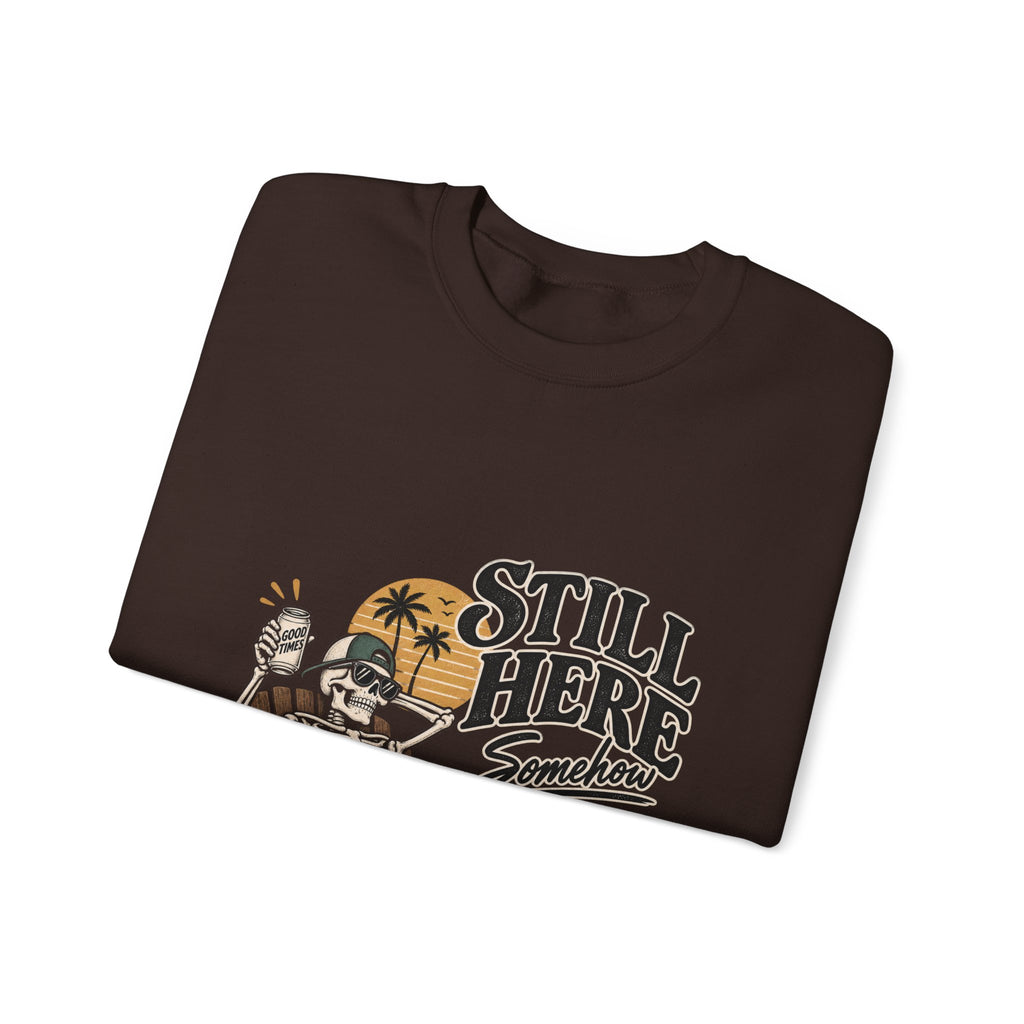 Still Here Somehow - Crewneck Sweatshirt