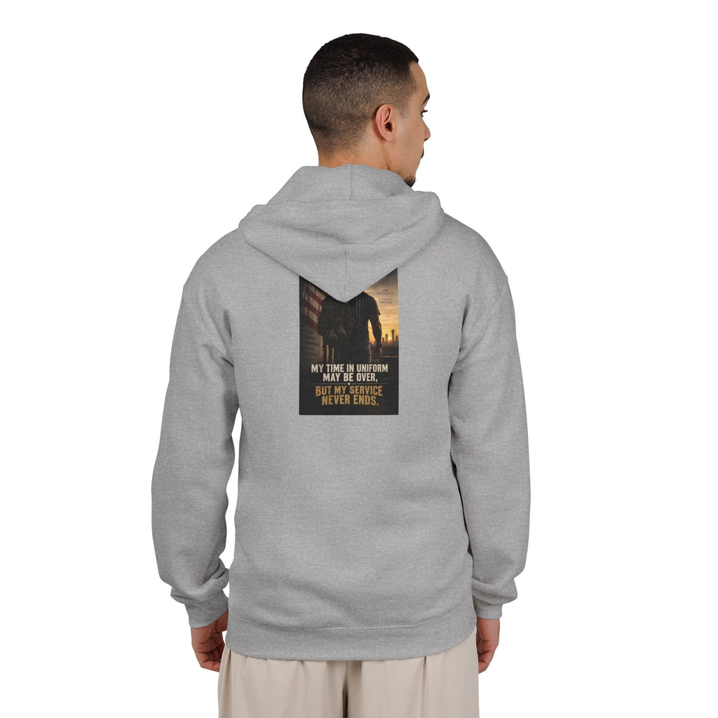 Service Never Ends - Full-Zip Hooded Sweatshirt