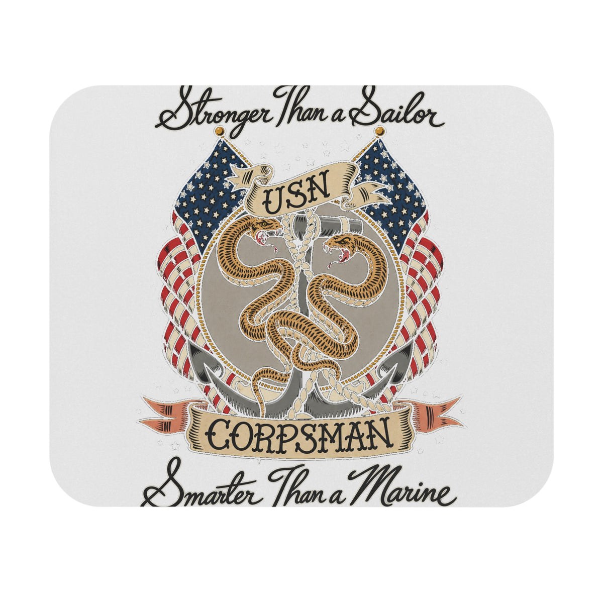 Corpsman Pride Crest - Mouse Pad