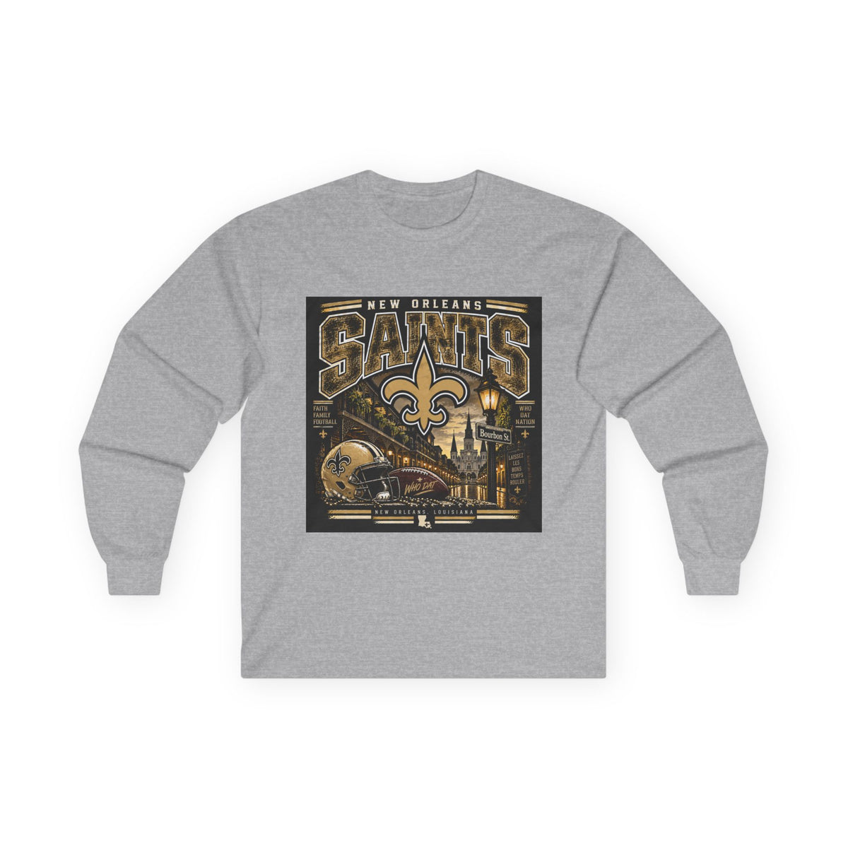 Saints Nation Glory Tee - Unisex Ultra Cotton Long Sleeve Tee