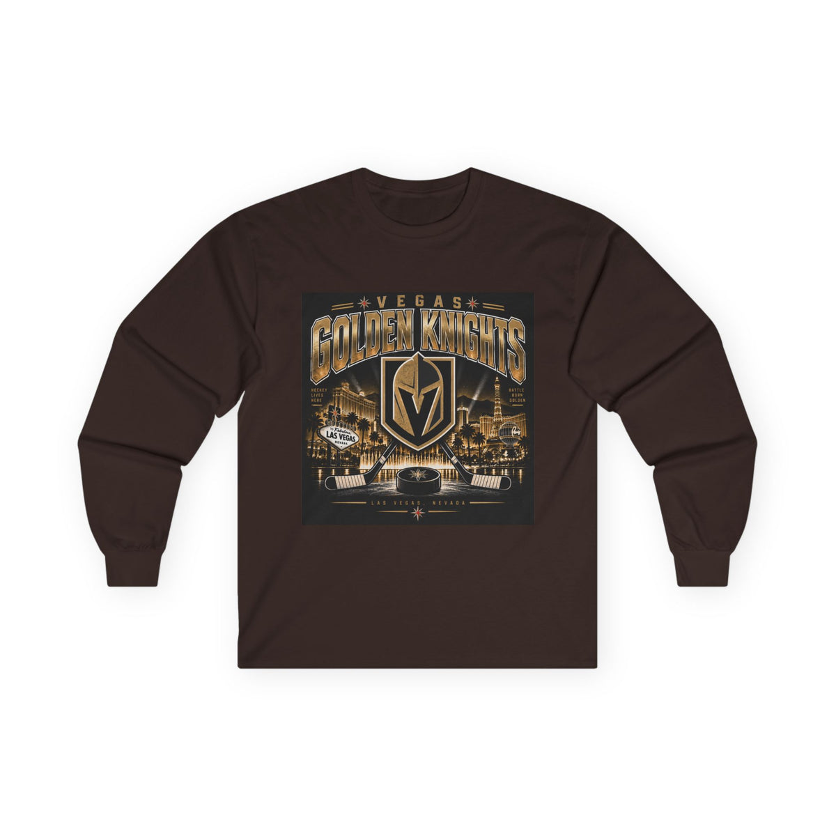 Golden Knights Vegas Nights - Unisex Ultra Cotton Long Sleeve Tee