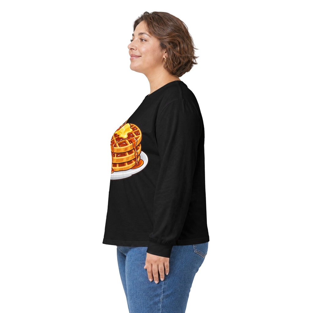 Cartoon Waffles - Unisex Ultra Cotton Long Sleeve Tee