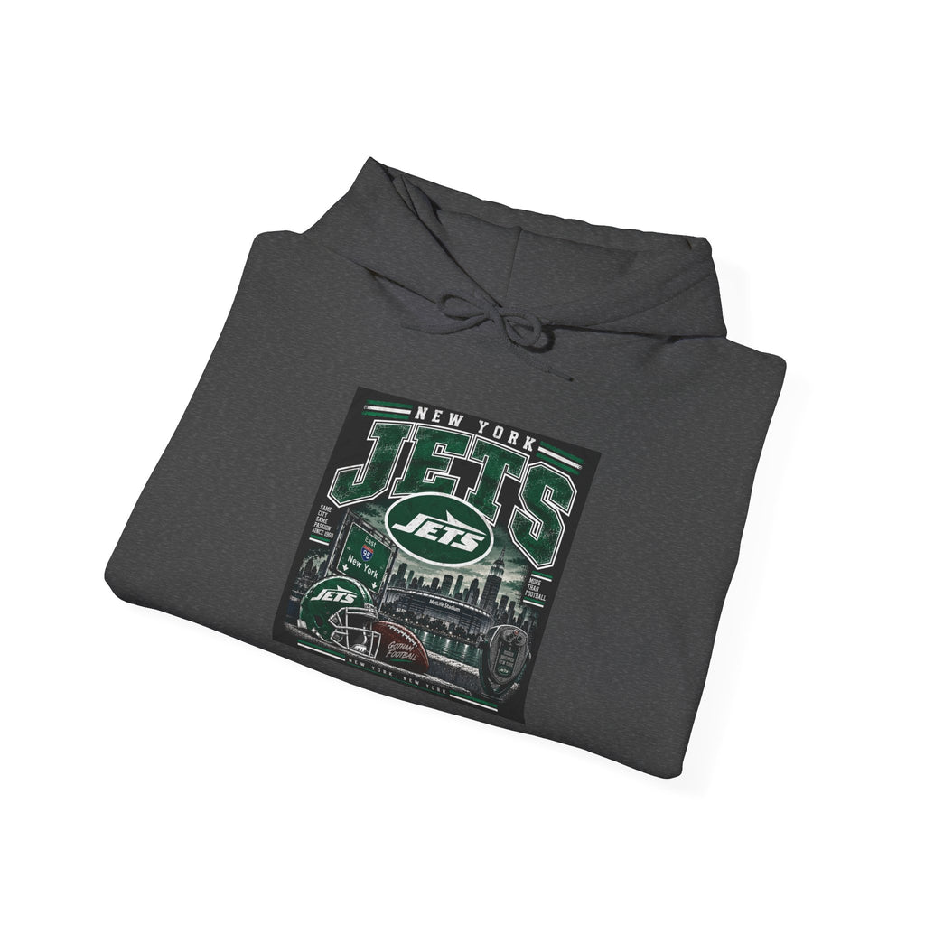 New York Jets Skyline - Hoodie