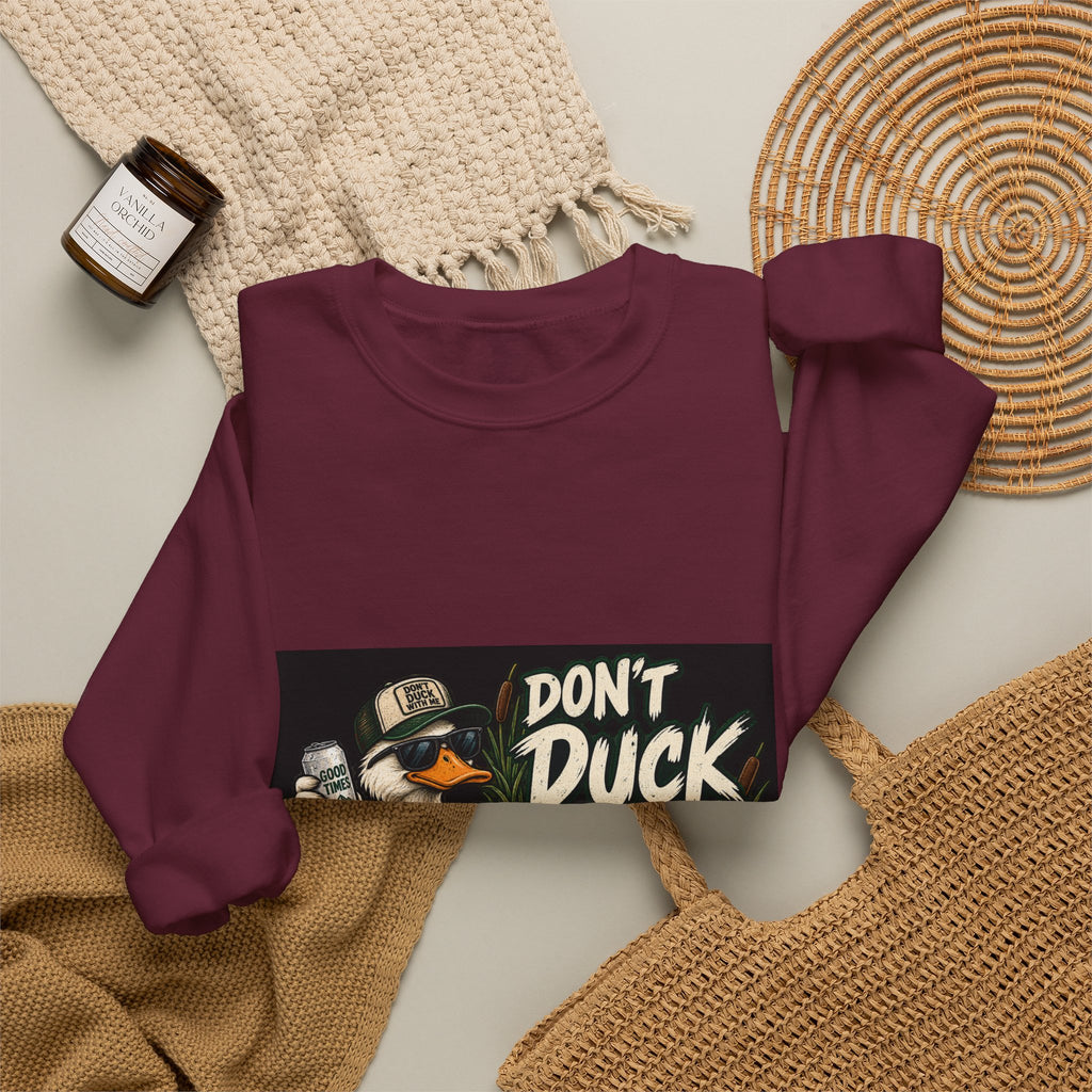 Duck With Me Camo - Crewneck Sweatshirt