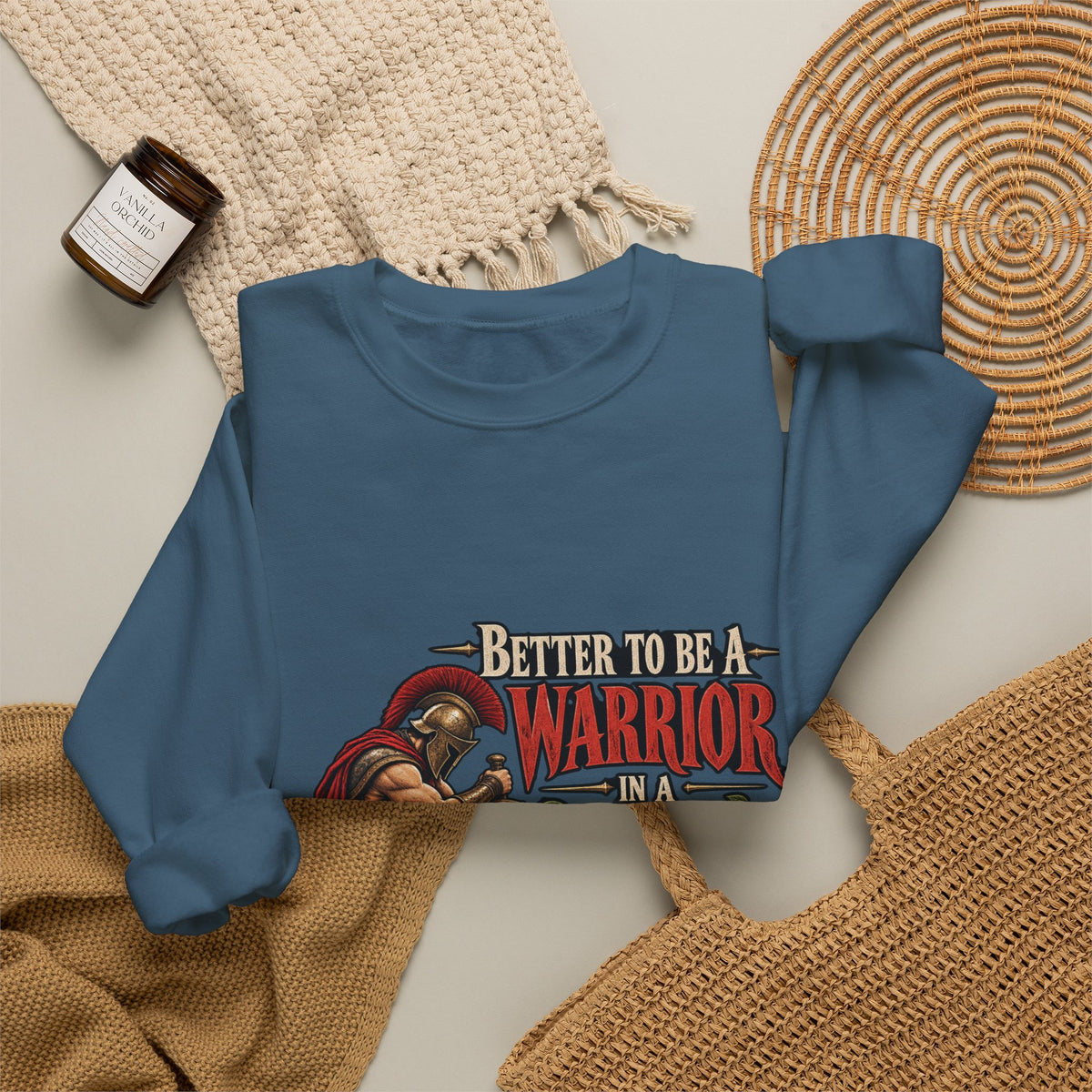 Warrior In A Garden - Crewneck Sweatshirt