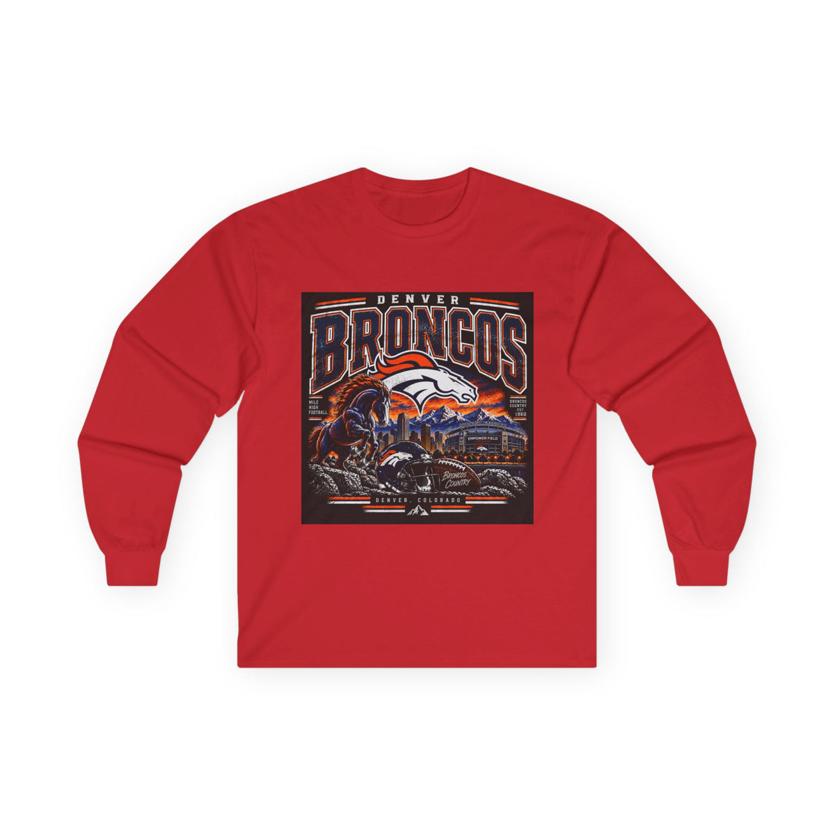 Denver Broncos Mile High Pride - Unisex Ultra Cotton Long Sleeve Tee