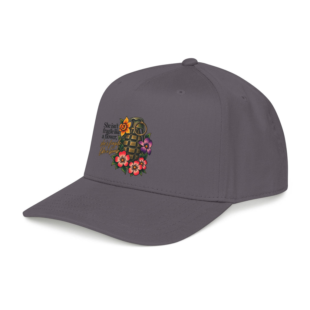 Fragile Like a Bomb - Floral Grenade - OTTO Baseball Hat