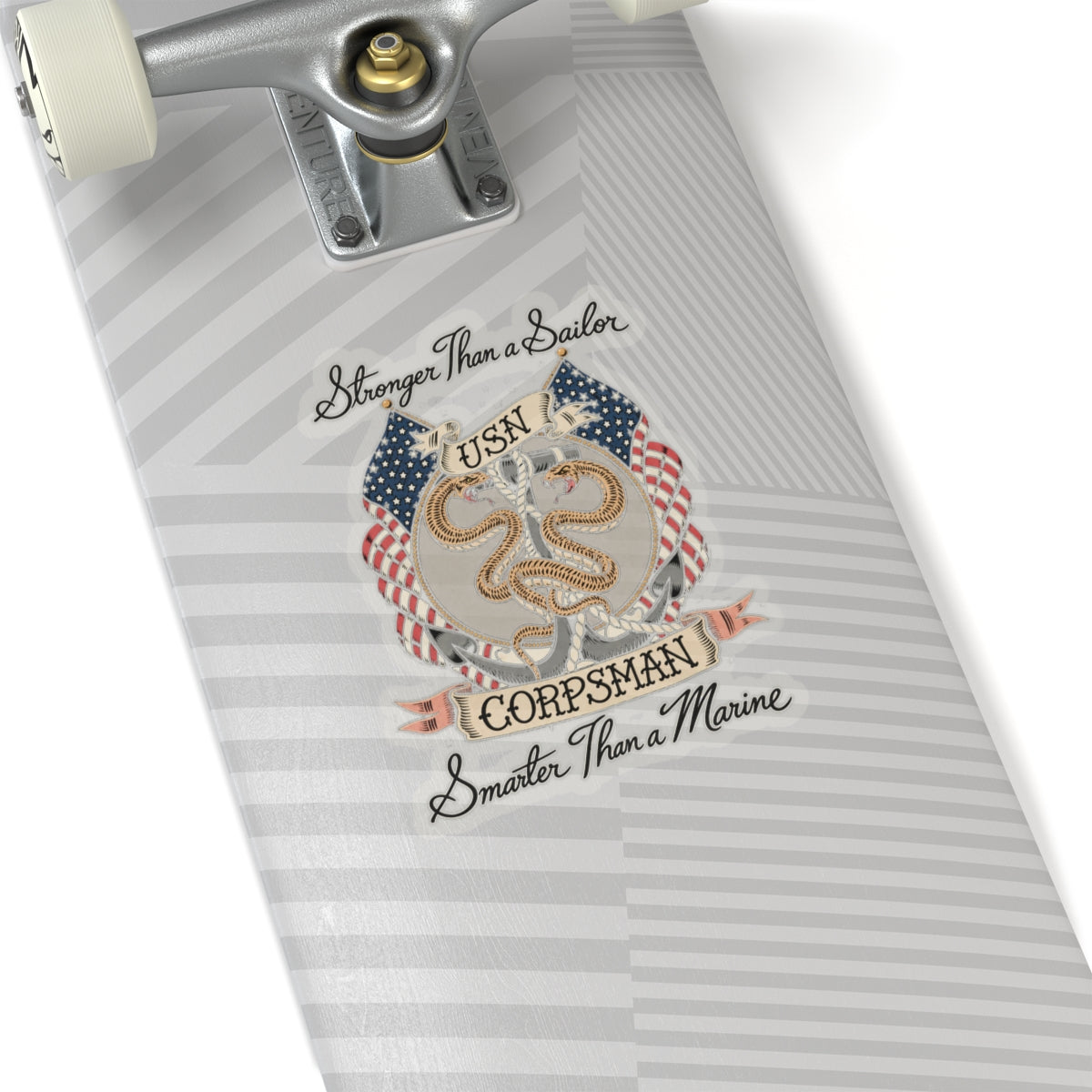 Corpsman Pride Crest - Kiss-Cut Sticker