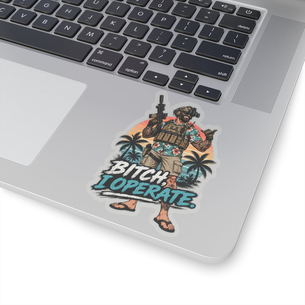 Beach Operator - Kiss-Cut Sticker