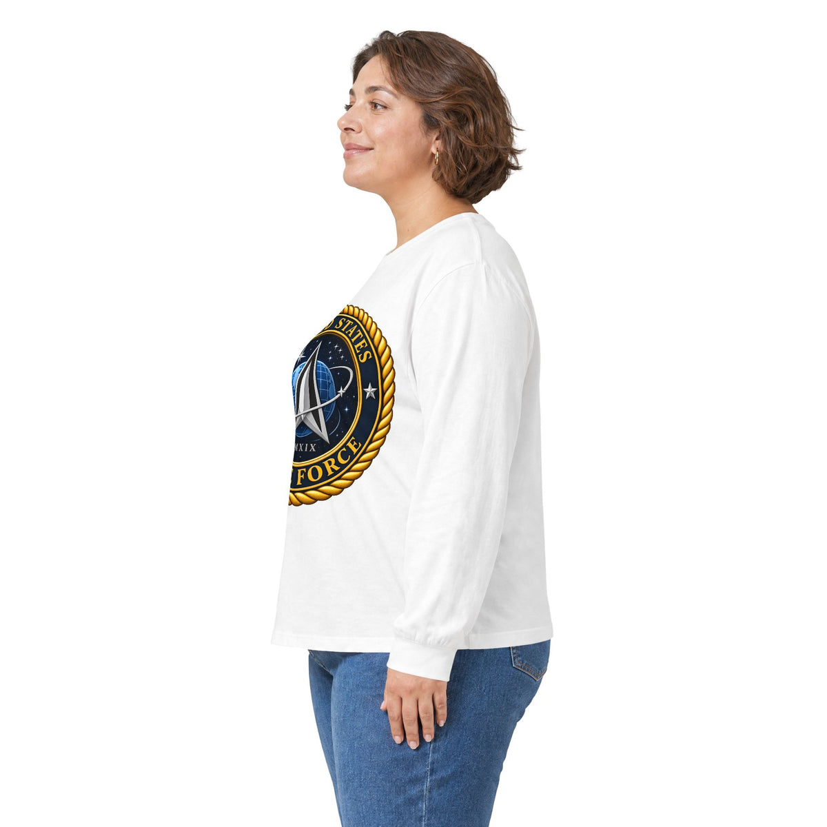 U.S. Space Force Emblem - Unisex Ultra Cotton Long Sleeve Tee