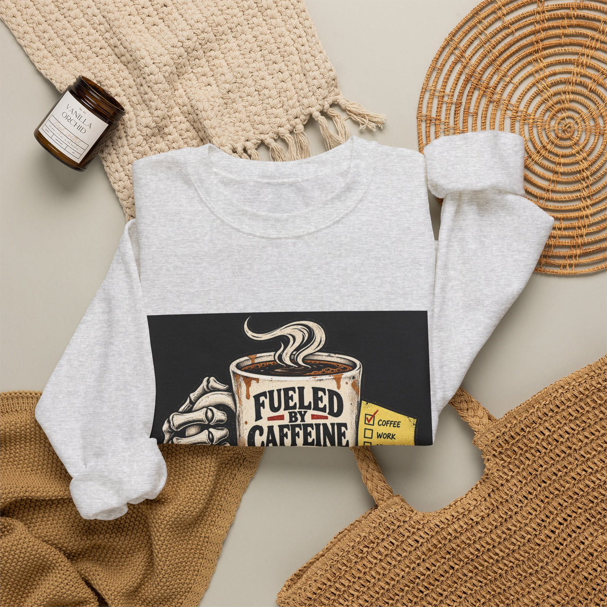 Fueled by Caffeine - Crewneck Sweatshirt