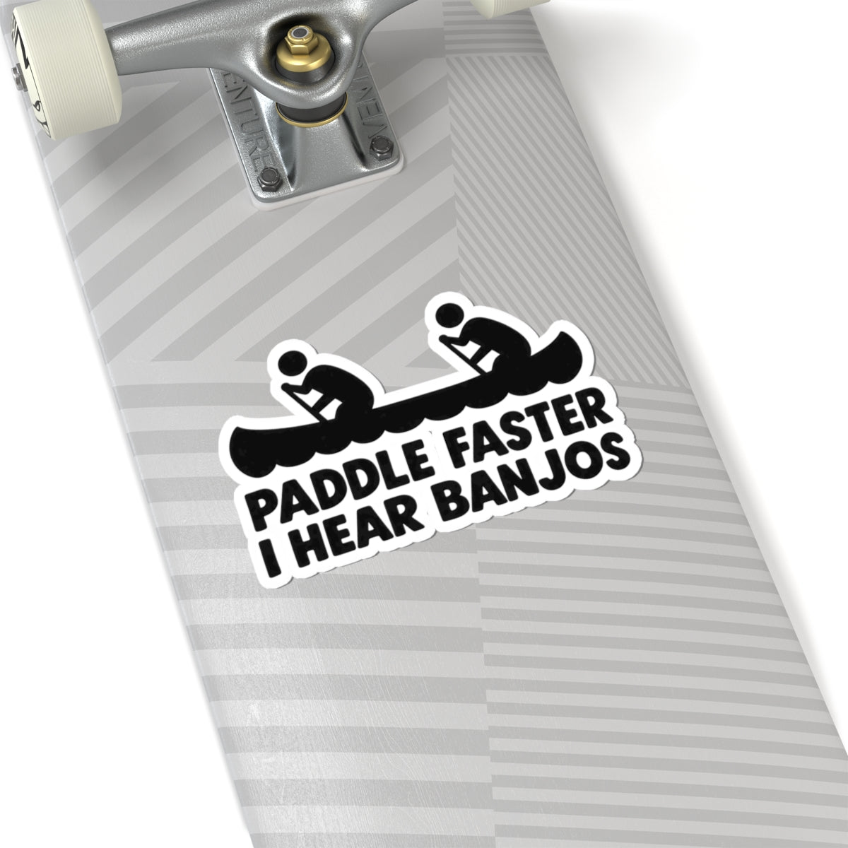 Paddle Faster Banjos - Kiss-Cut Sticker