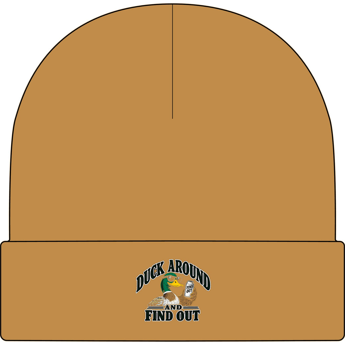 Duck Around Find Out - AS Colour 1107 Cuff Beanie