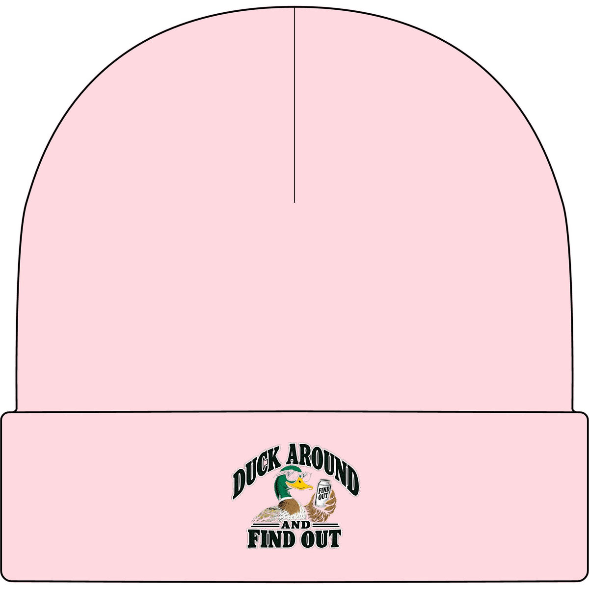 Duck Around Find Out - AS Colour 1107 Cuff Beanie