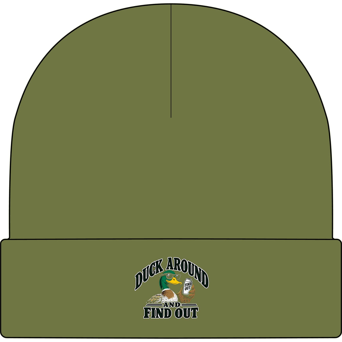 Duck Around Find Out - AS Colour 1107 Cuff Beanie