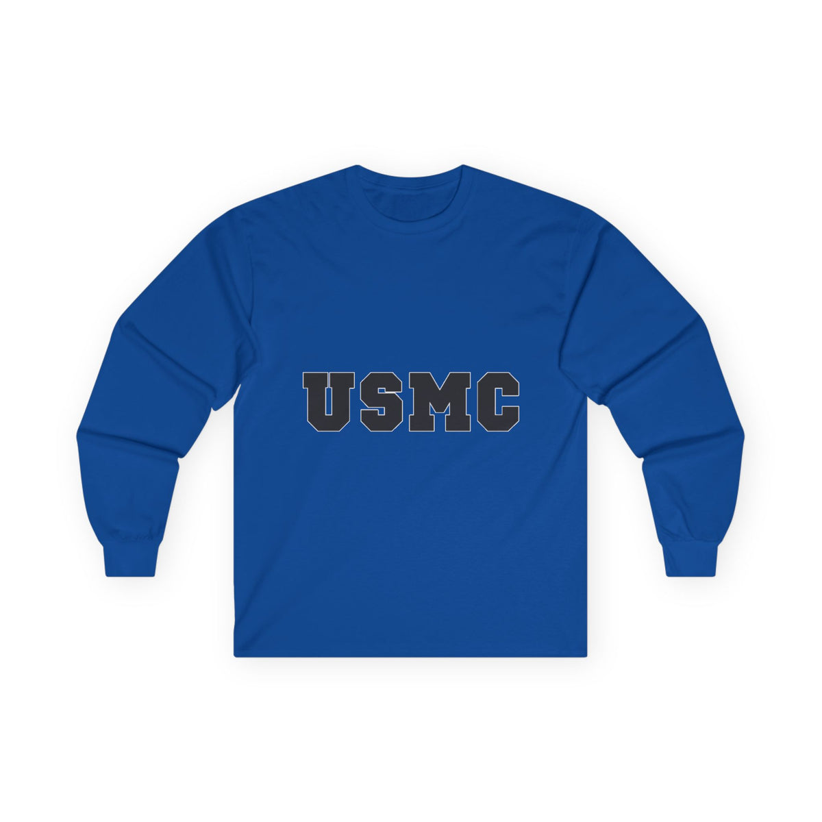 Marine Corps Varsity - Unisex Ultra Cotton Long Sleeve Tee