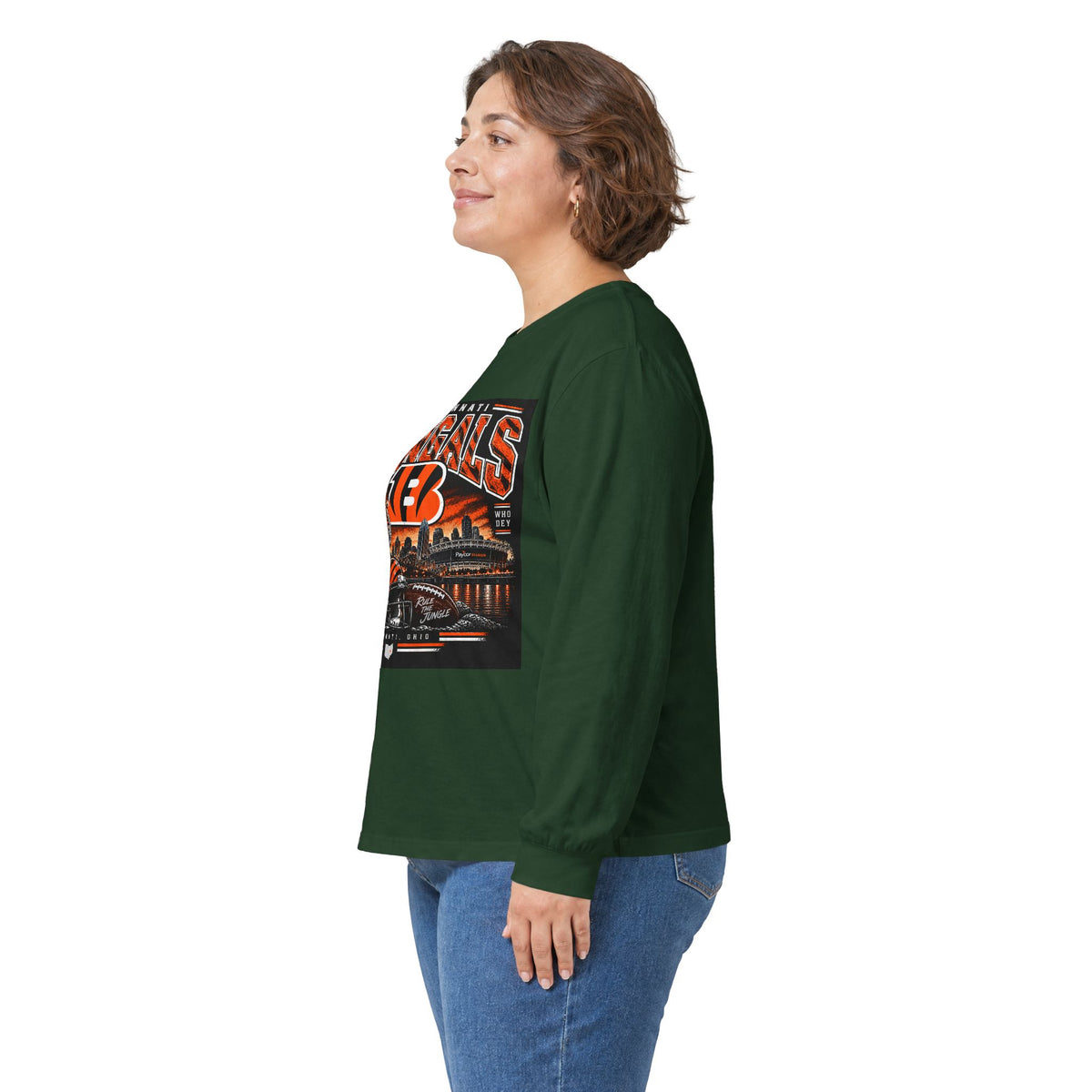 Cincinnati Bengals Jungle Reign - Unisex Ultra Cotton Long Sleeve Tee