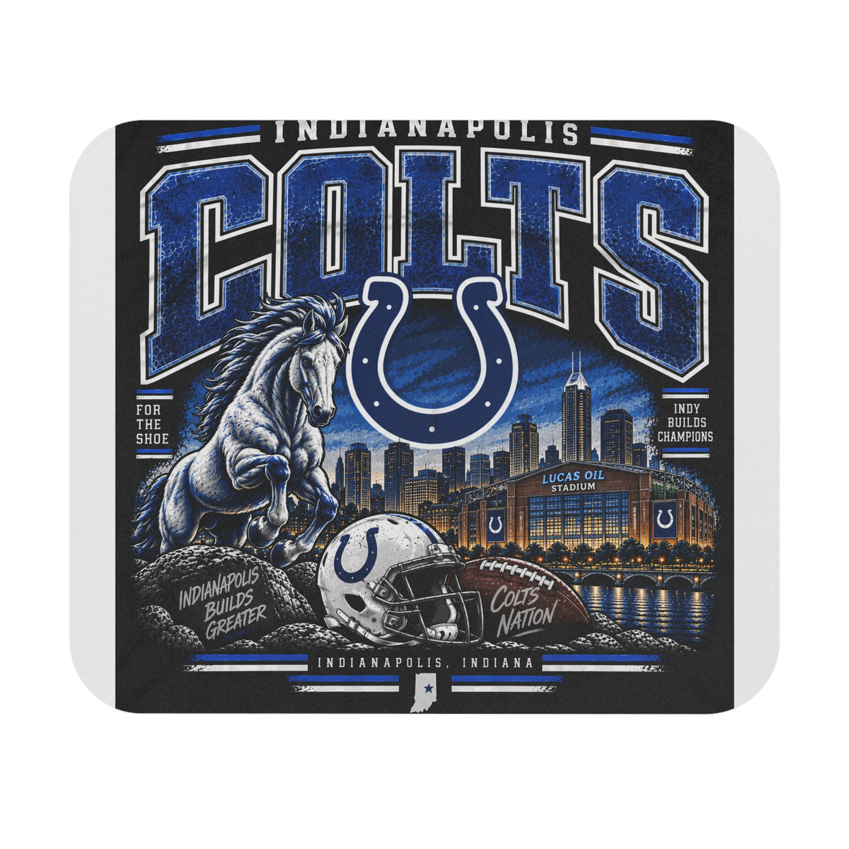 Colts Nation Indianapolis - Mouse Pad