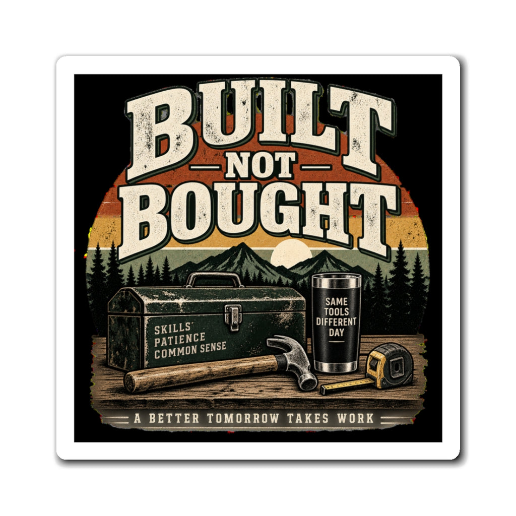 Built Not Bought - Magnet