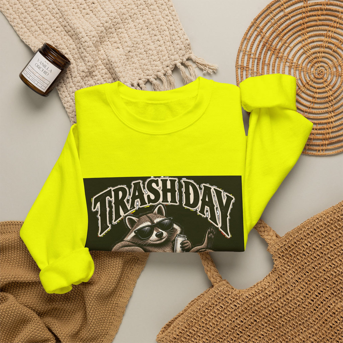 Trash Day Rest Day - Crewneck Sweatshirt