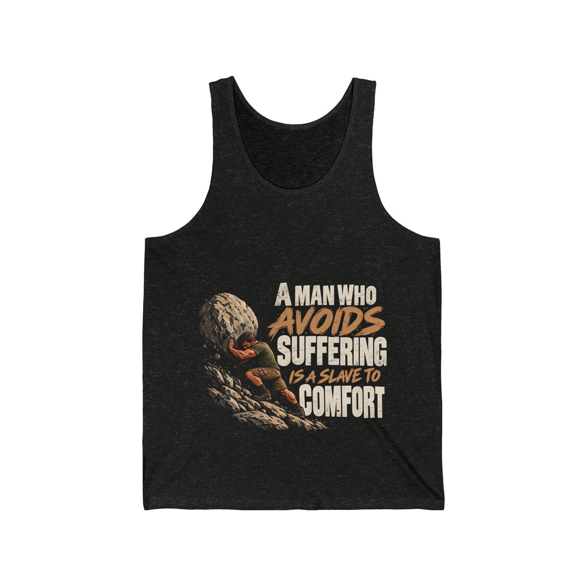 A Man Who Avoids Suffering - Athletic Tank