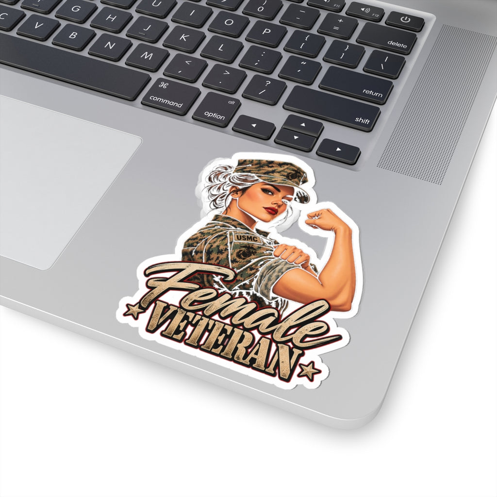 Female Veteran Pride - Kiss-Cut Sticker