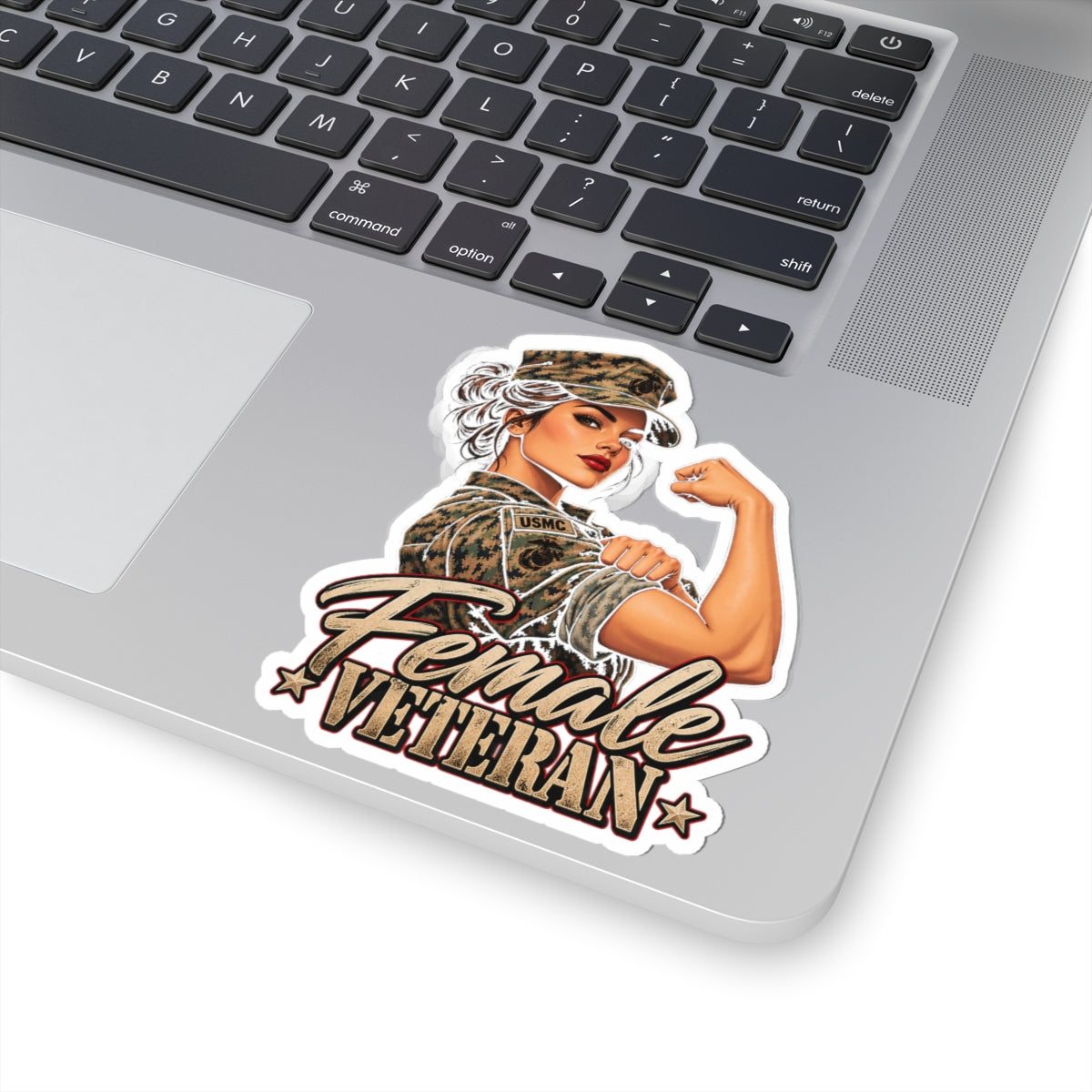 Female Veteran Pride - Kiss-Cut Sticker