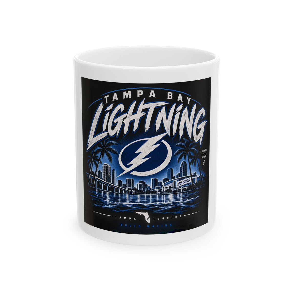 Lightning Strike Tampa Bay - Ceramic Mug 11oz and 15oz