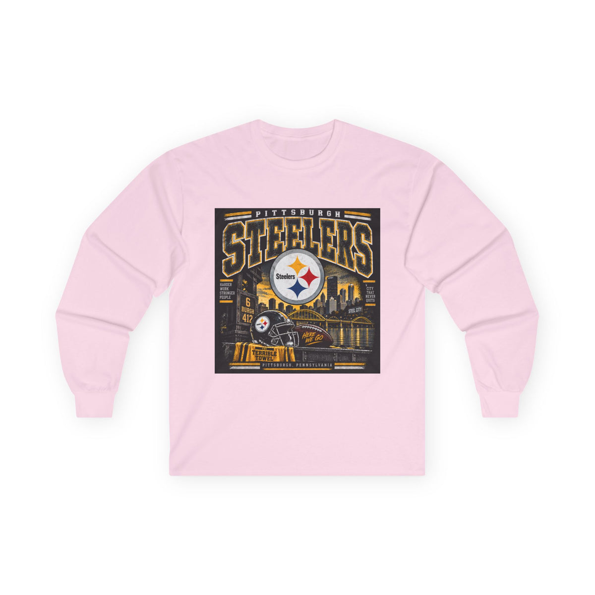 Pittsburgh Steelers Steel City Pride - Unisex Ultra Cotton Long Sleeve Tee
