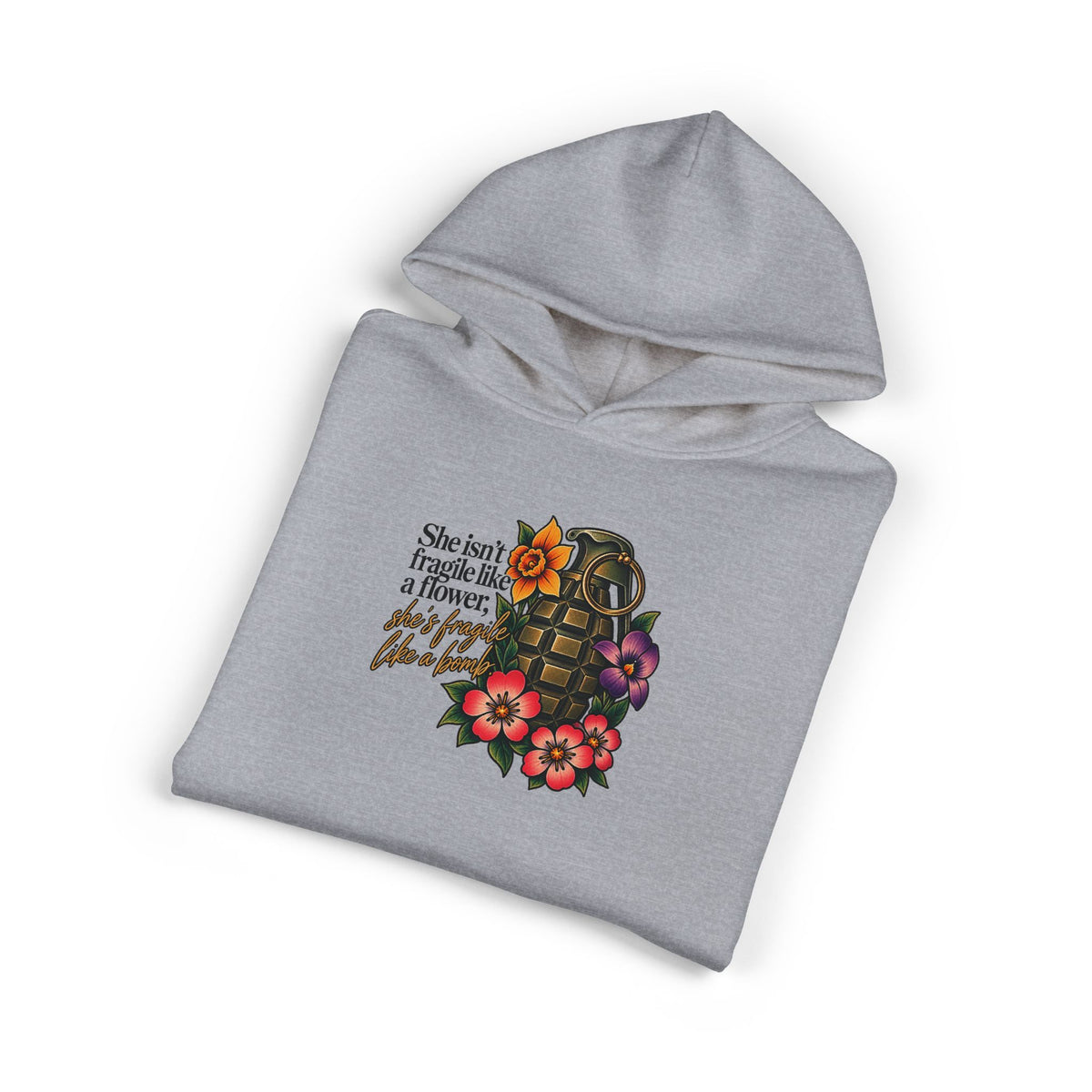 Fragile Like a Bomb - Floral Grenade - Hoodie