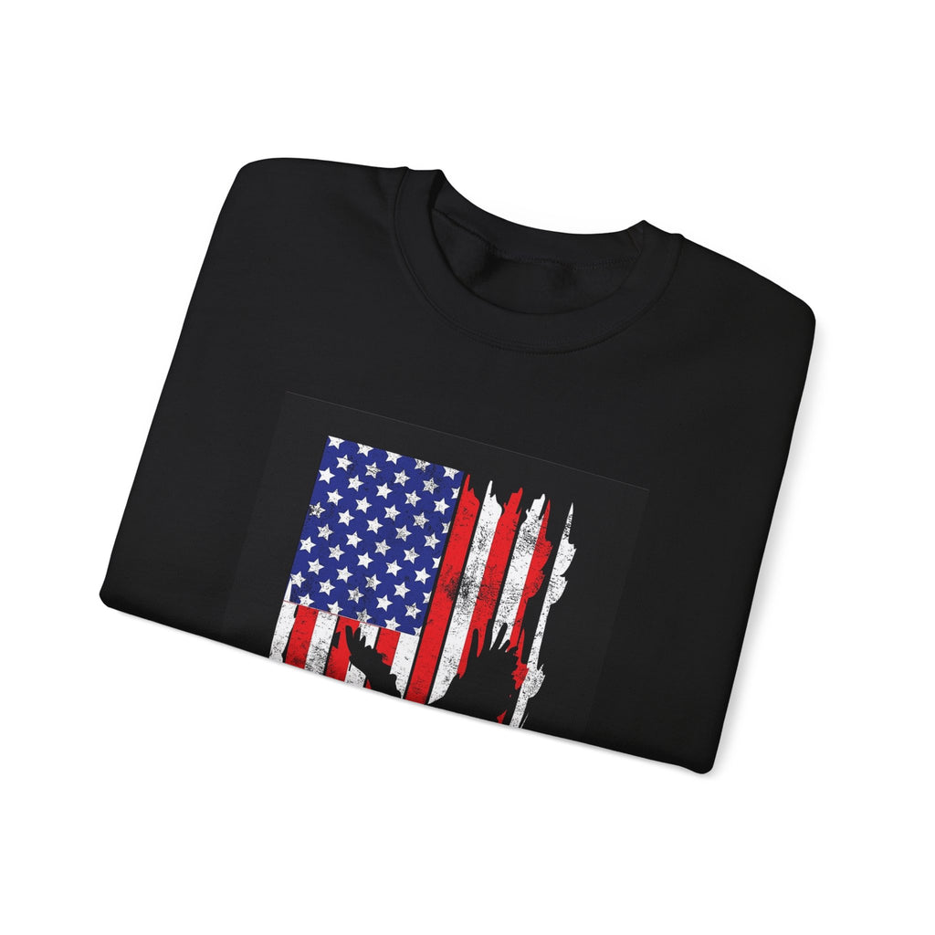Old Glory Eagle - Crewneck Sweatshirt