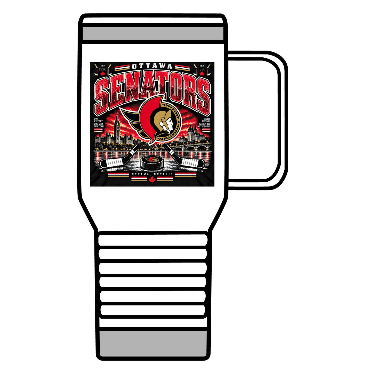Ottawa Senators Est 1992 - 20oz Insulated Mug