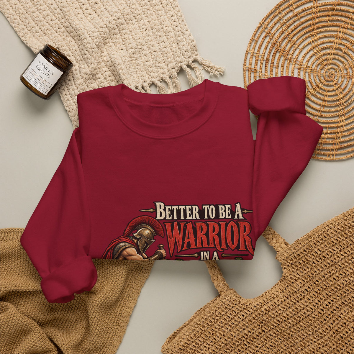 Warrior In A Garden - Crewneck Sweatshirt