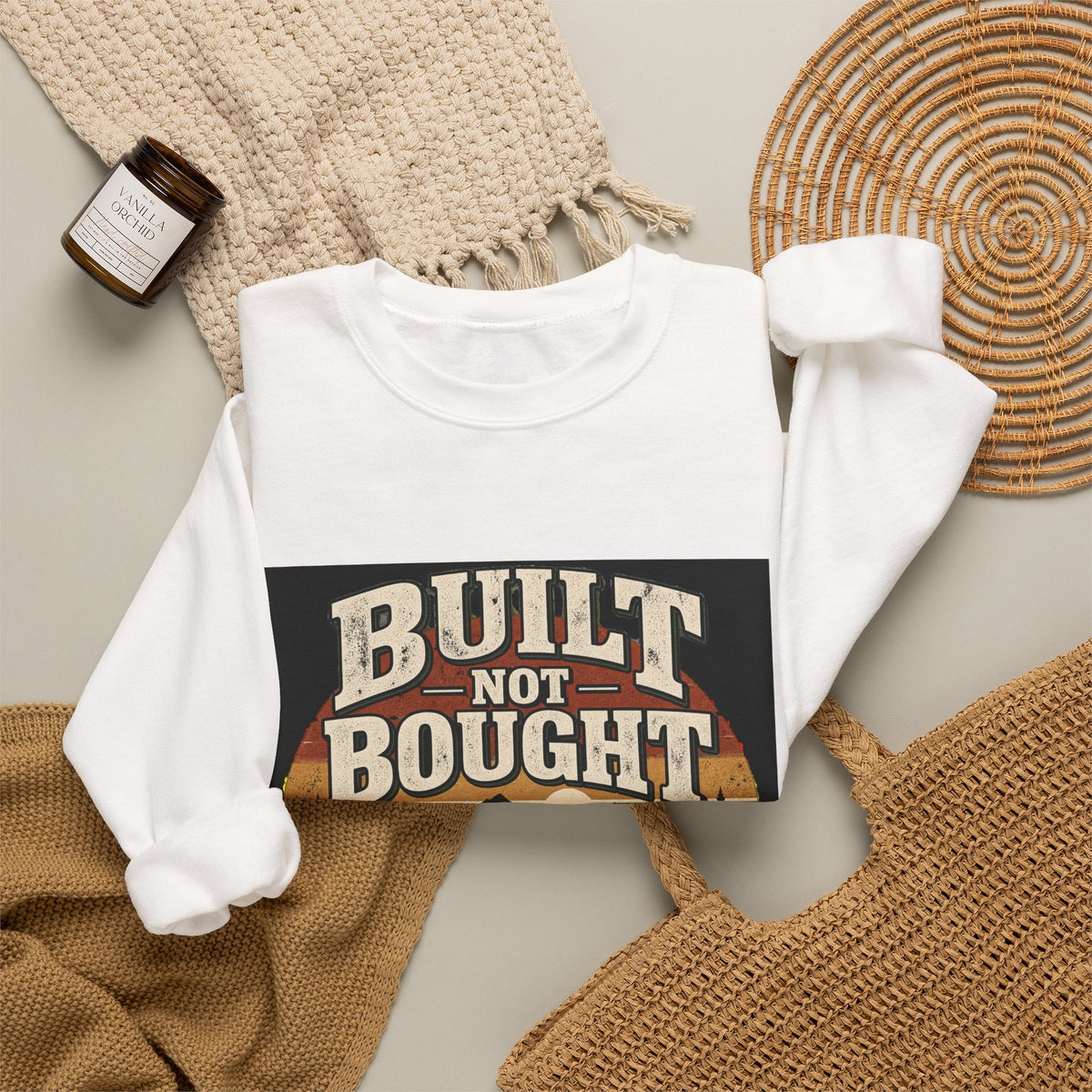Built Not Bought - Crewneck Sweatshirt