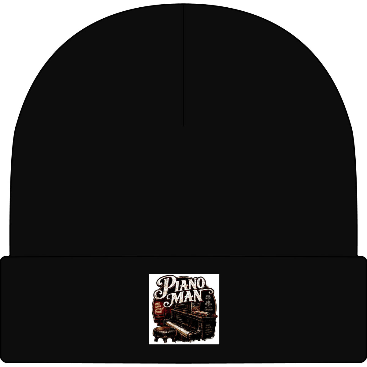 Piano Man Retro Bar - AS Colour 1107 Cuff Beanie
